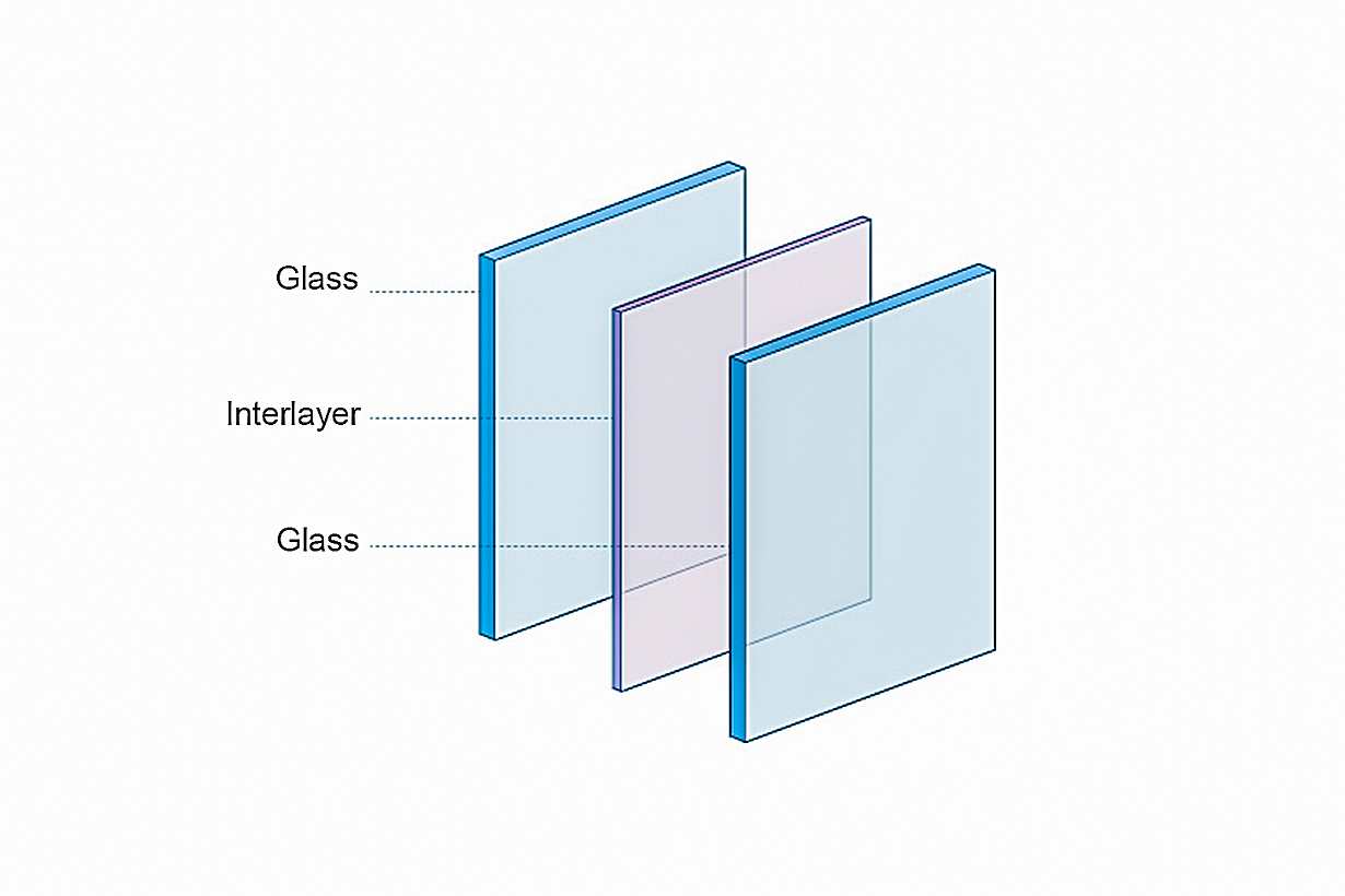 laminated glass for added security