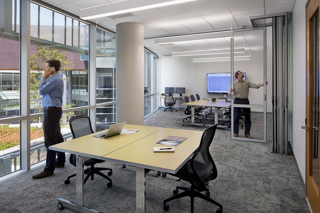 interior glass wall partitions