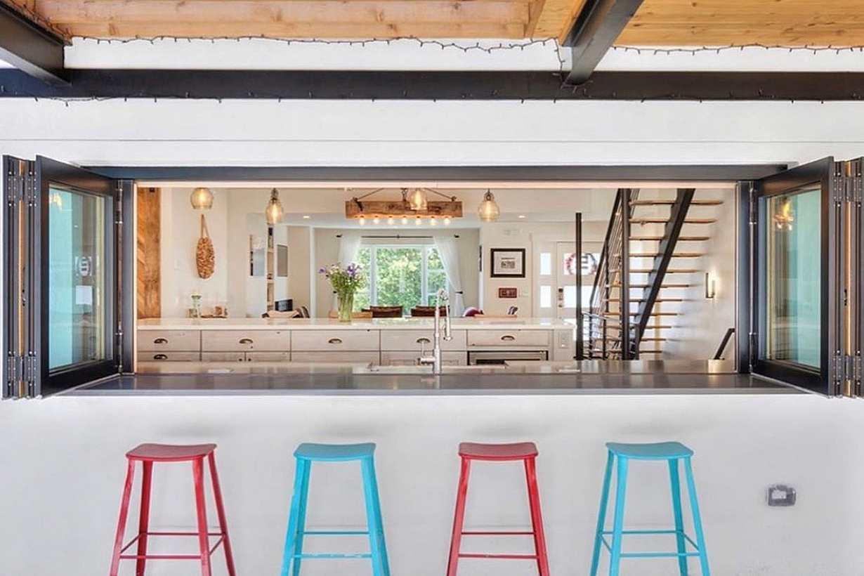folding glass window walls