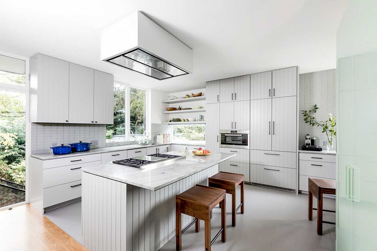 kitchen reno with bifold doors