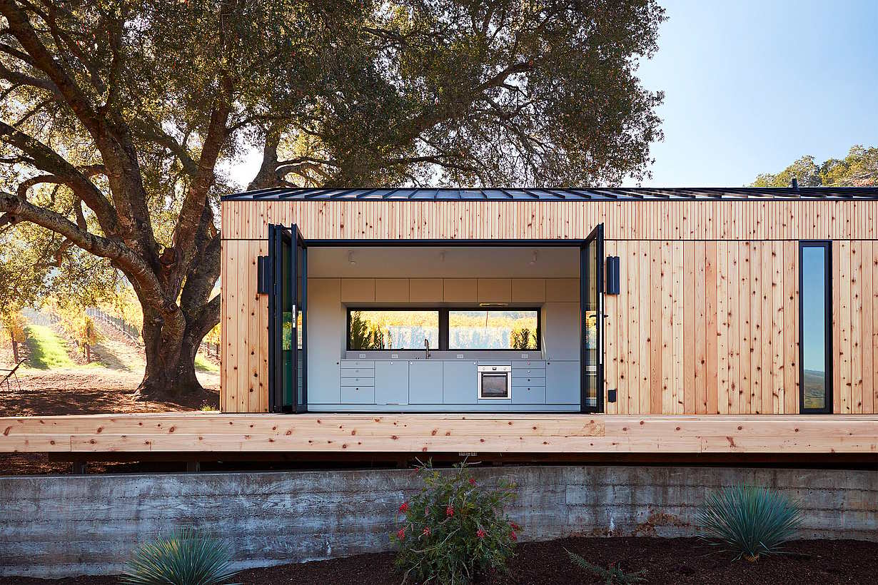 NanaWall opening glass wall Dwell House