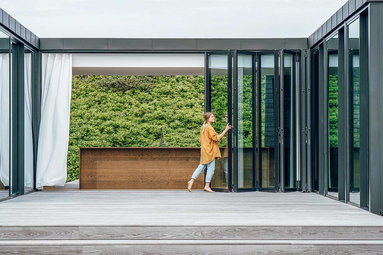 NanaWall folding and sliding glass walls