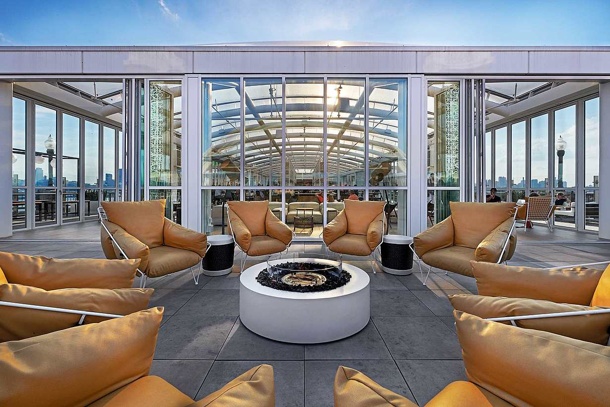 Commercial glass walls