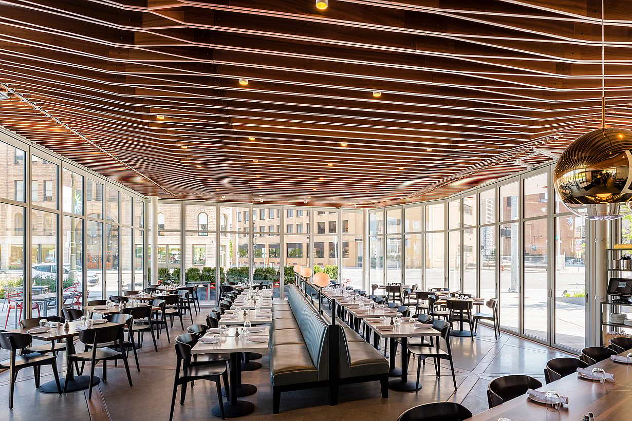 restaurant commercial glass walls