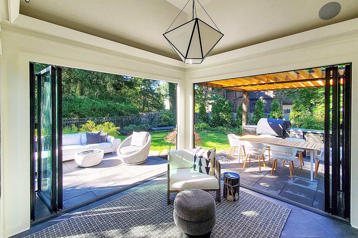 aluminum framed retractable patio doors