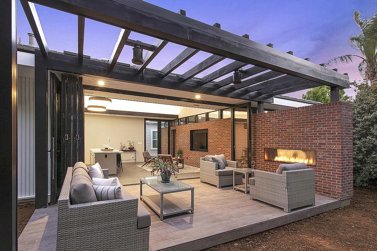 aluminum clad folding doors