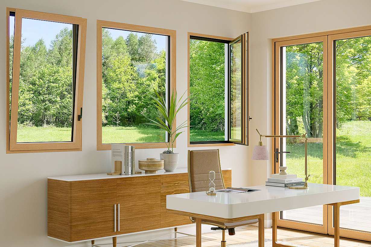 NanaWall opening glass doors and tilt turn windows