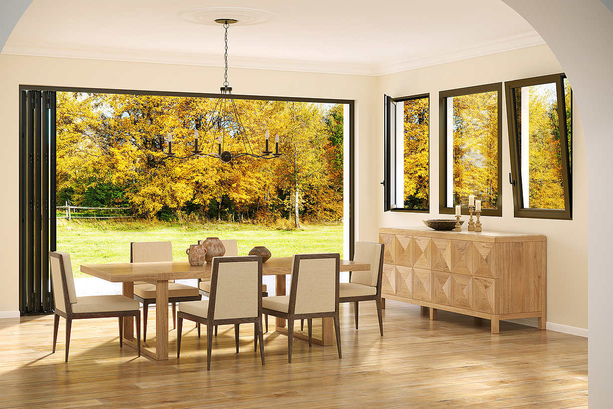 Generation 4 tilt turn windows and fixed window