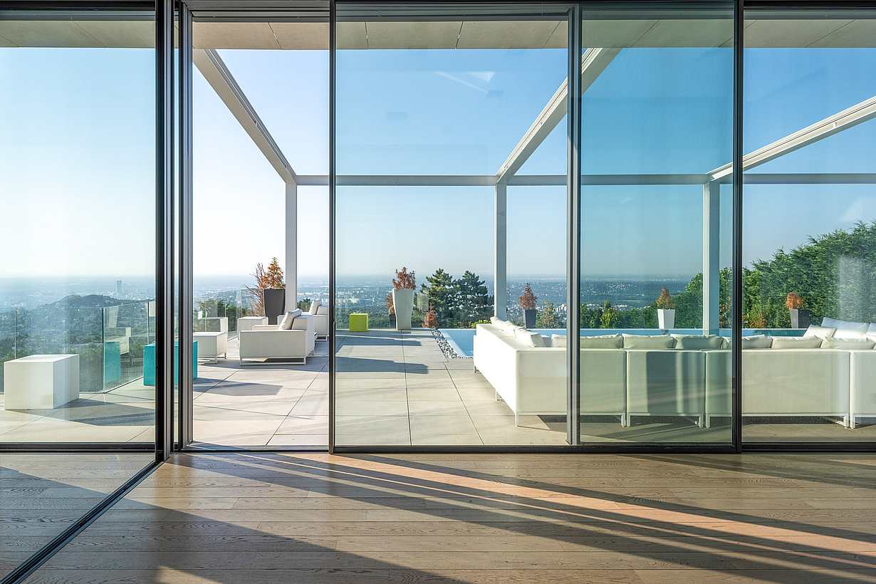 slim sliding glass doors by NanaWall