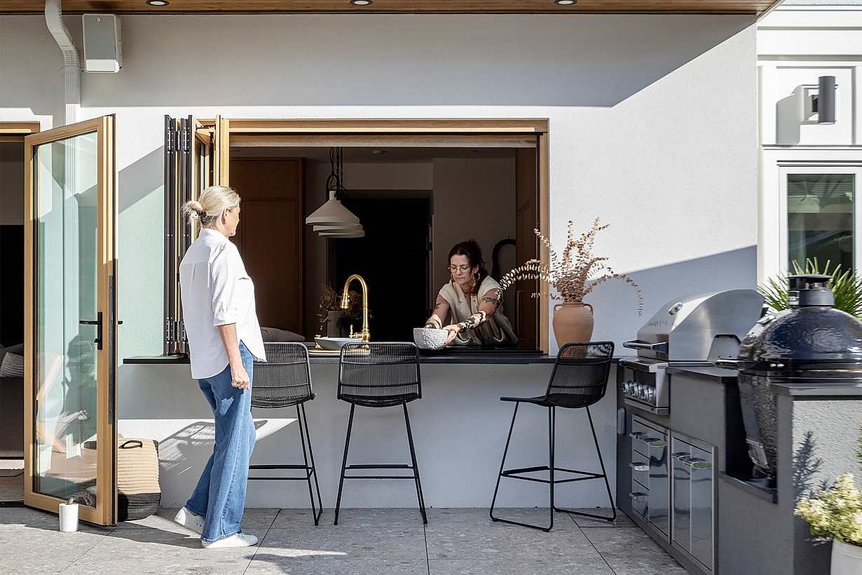 home reno with folding glass windows