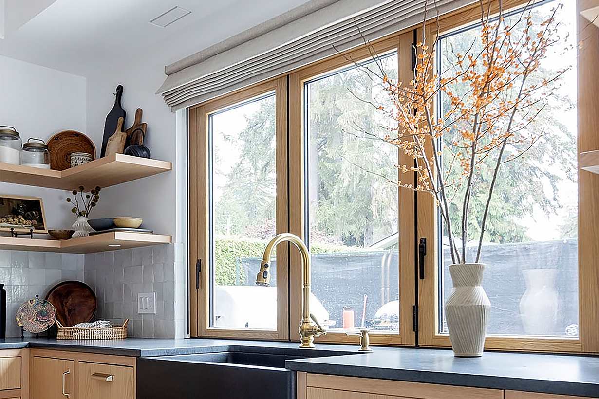 clad folding glass windows