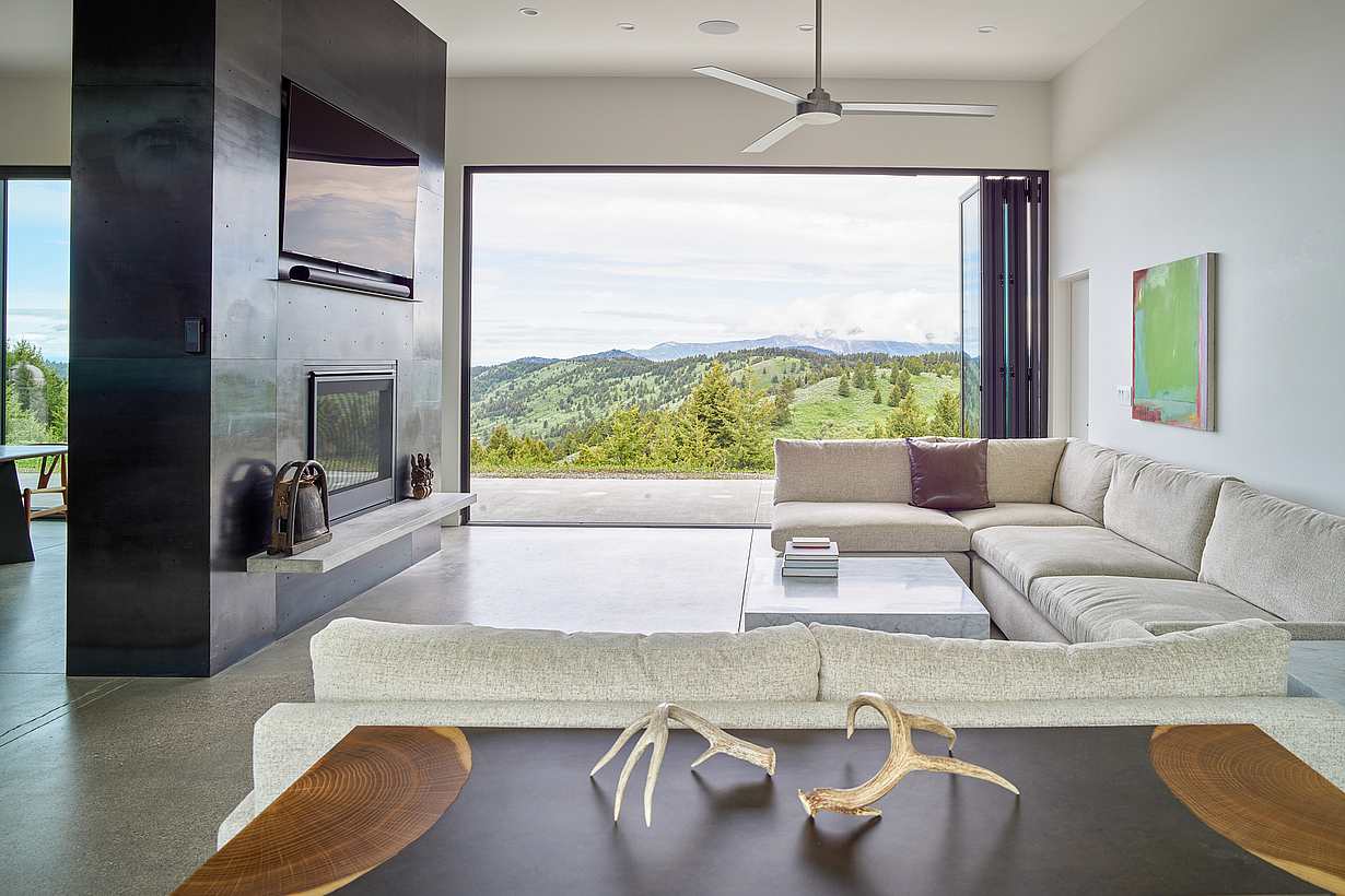 contemporary design with NanaWall Generation 4 folding systems