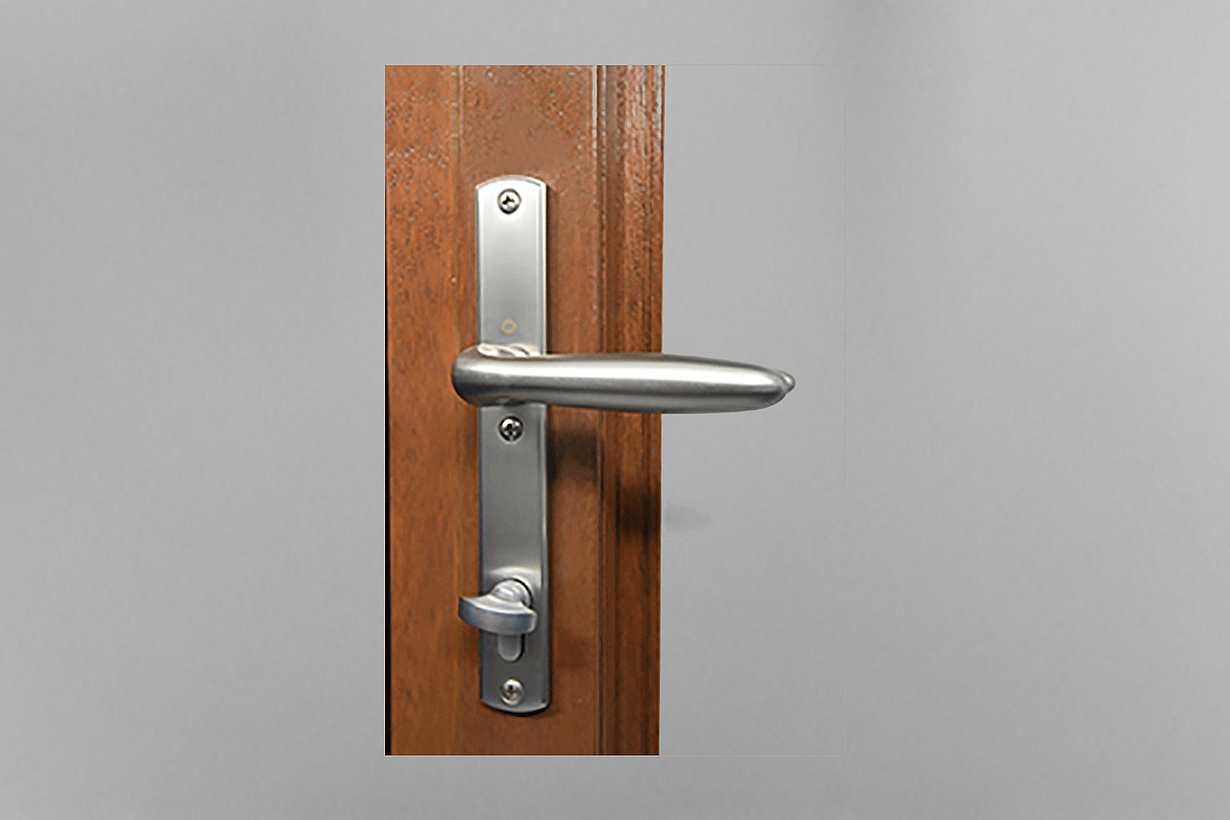 Solid Brass Lever-Satin Nickel Handle
