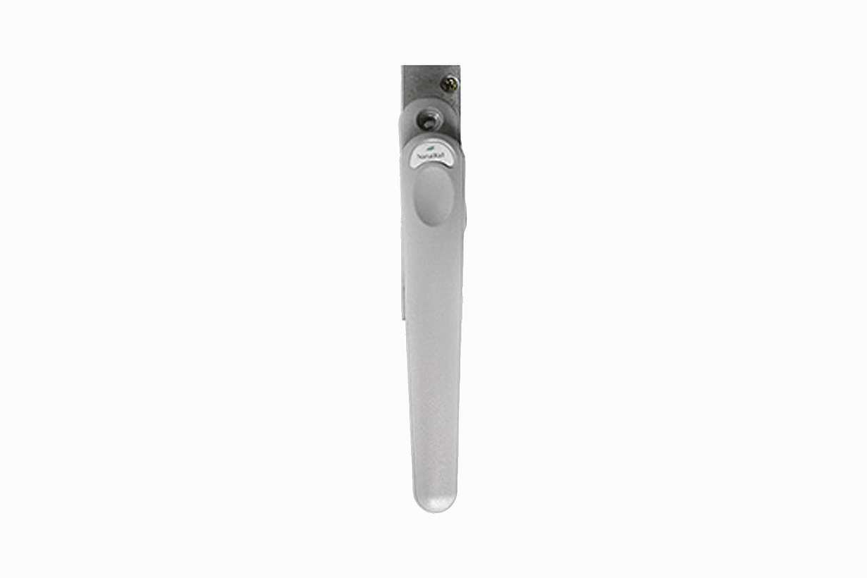 Flat-White Aluminum Handle