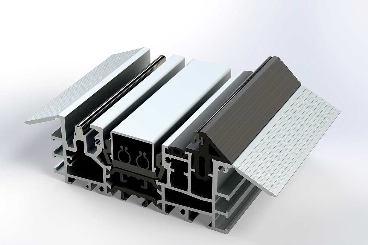 NanaWall Low Profile Saddle Sill with UniverSILL - Outswing Animation