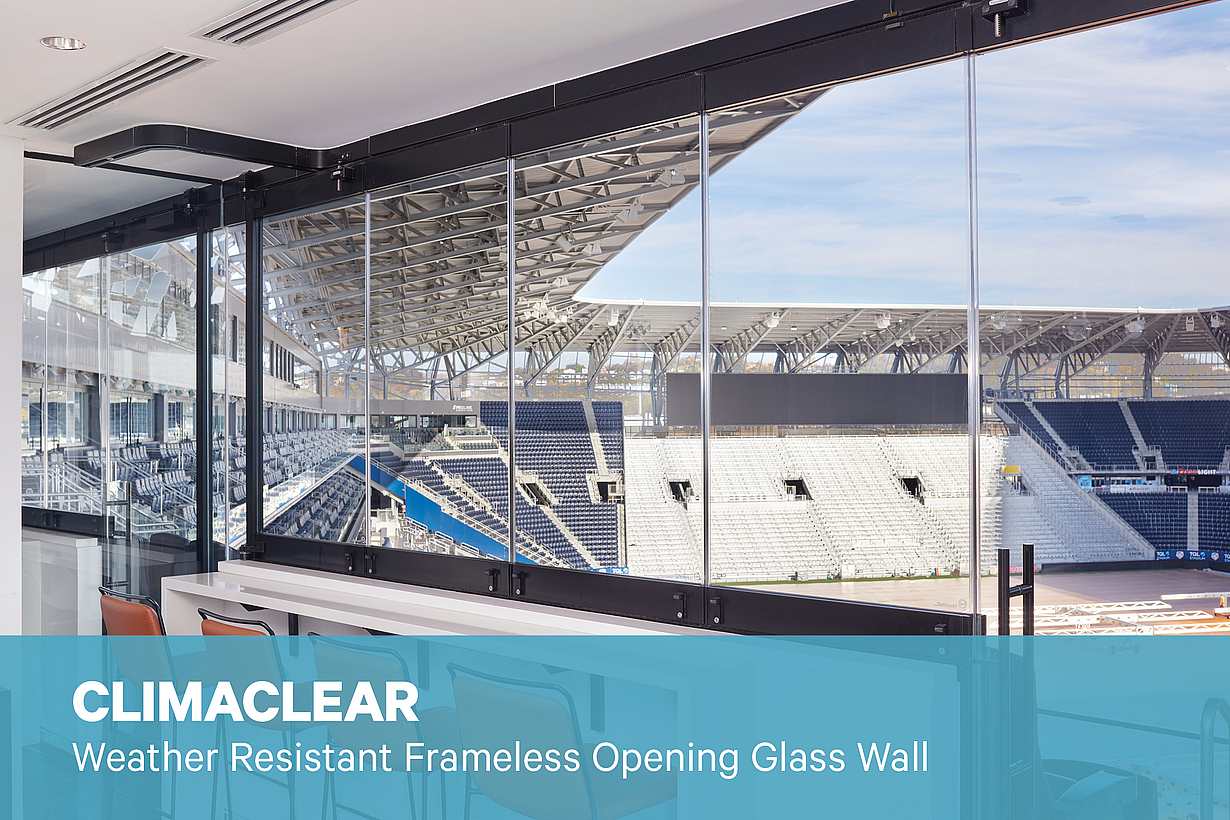 NanaWall ClimaCLEAR  Brochure | Weather Resistant Frameless Opening Glass Wall