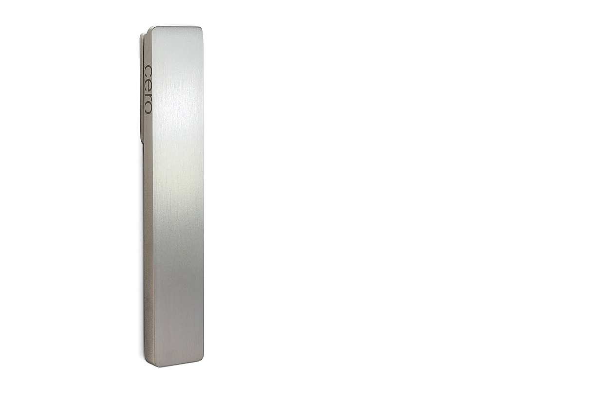 NanaWall cero handle with Brushed Clear Anodized finish