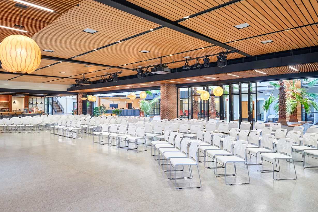 Sound-rated interior folding glass walls 