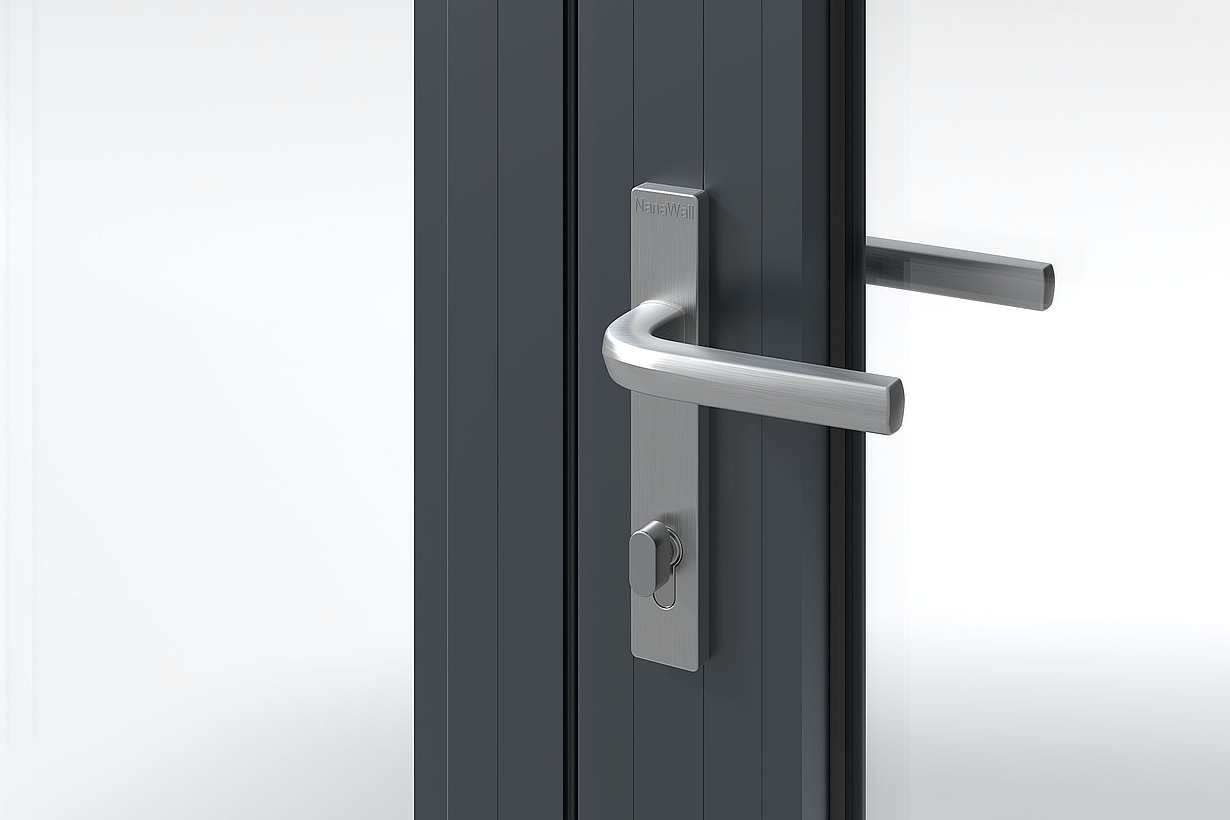 NanaWall Brushed Satin Lever Handle