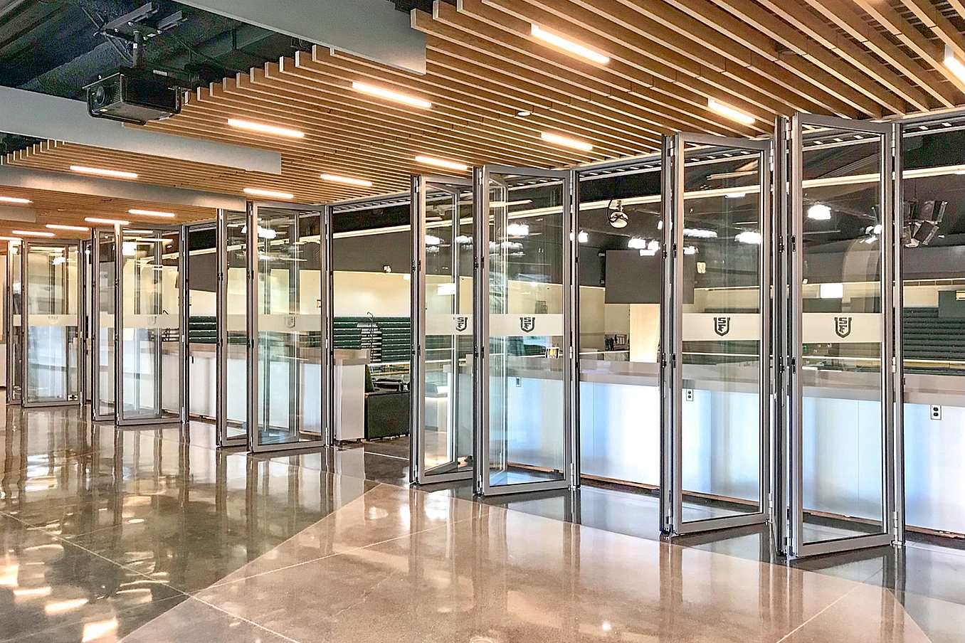 USF Sobrato Center with acoustical glass walls