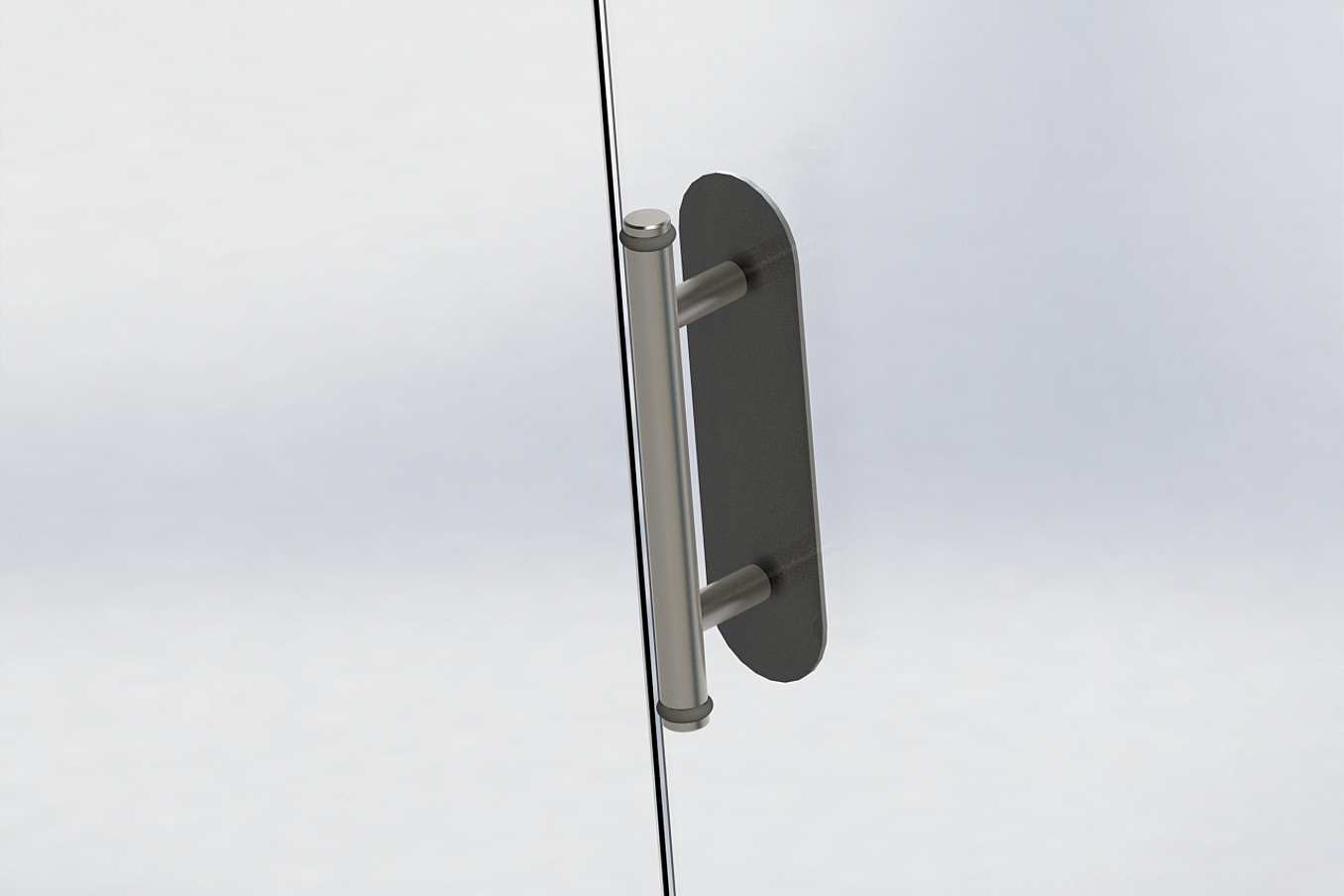 Push Plate/ Pull Handles  Combination