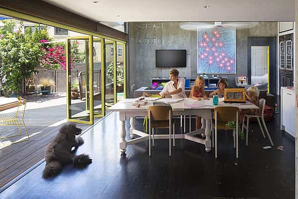Finish Options - A kid-Friendly living space for work and play - powder coated folding walls