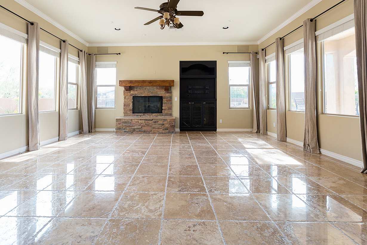 pre-remodel interior of family room