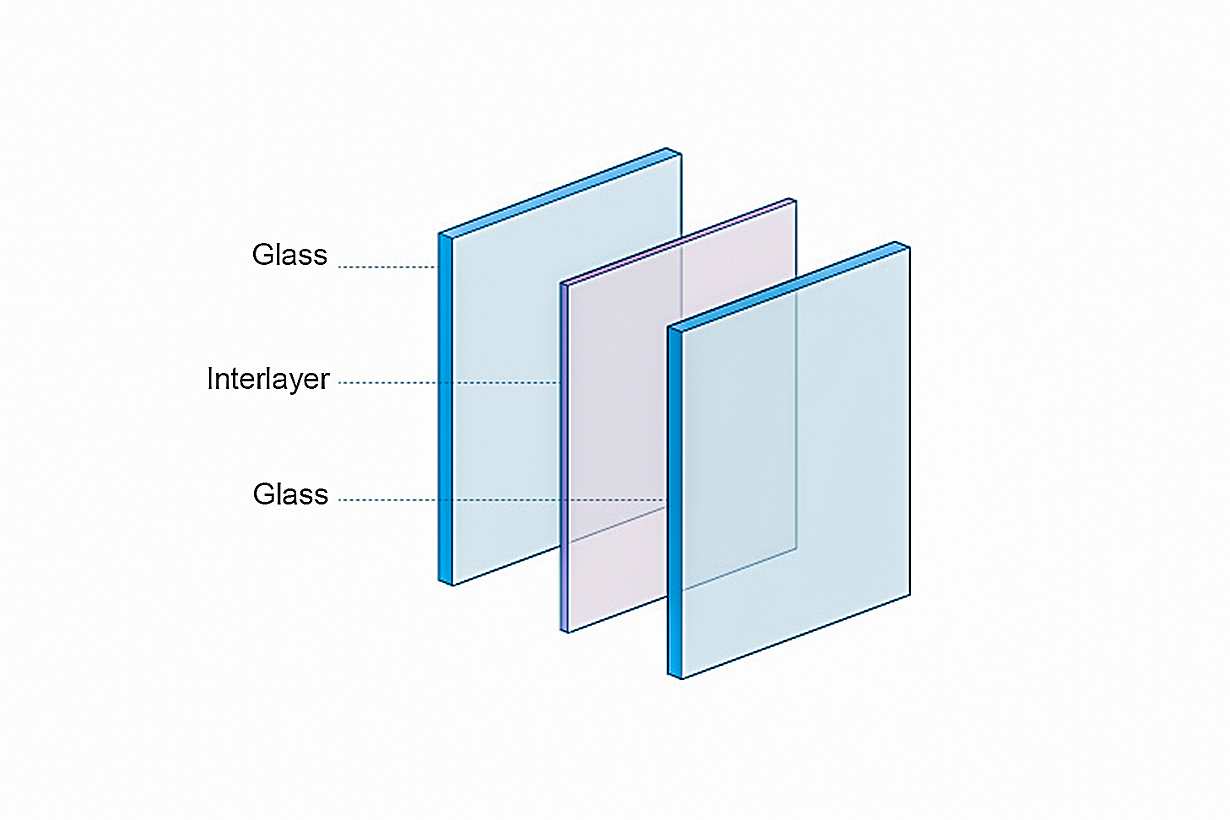 laminated glass for added security