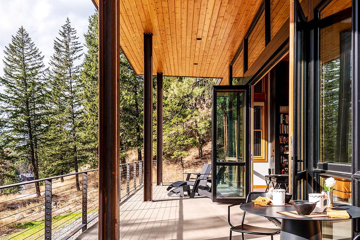 wood aluminum clad NanaWall doors