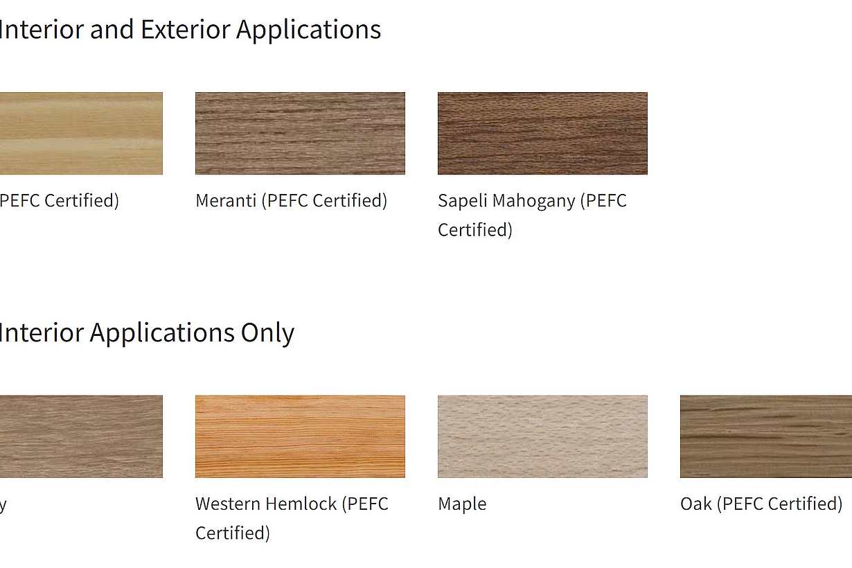 wood options