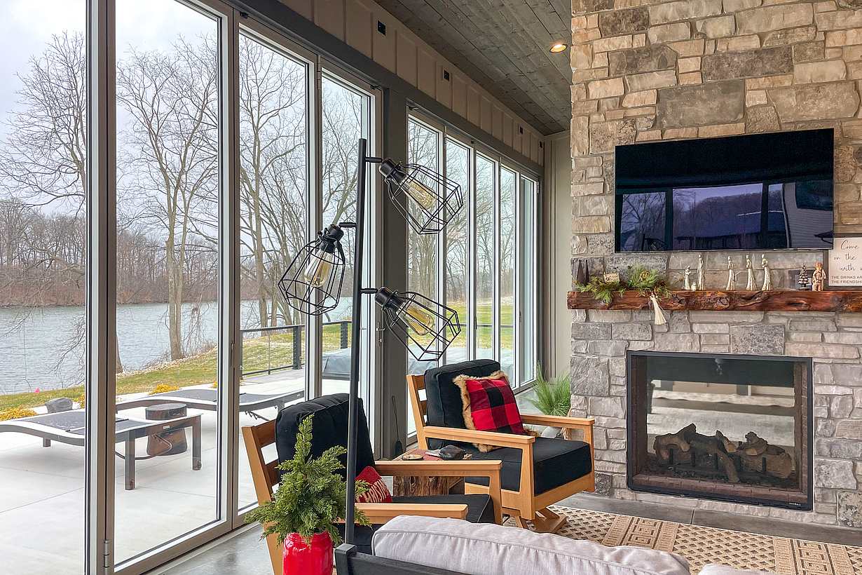 Generation 4 glass accordion door systems
