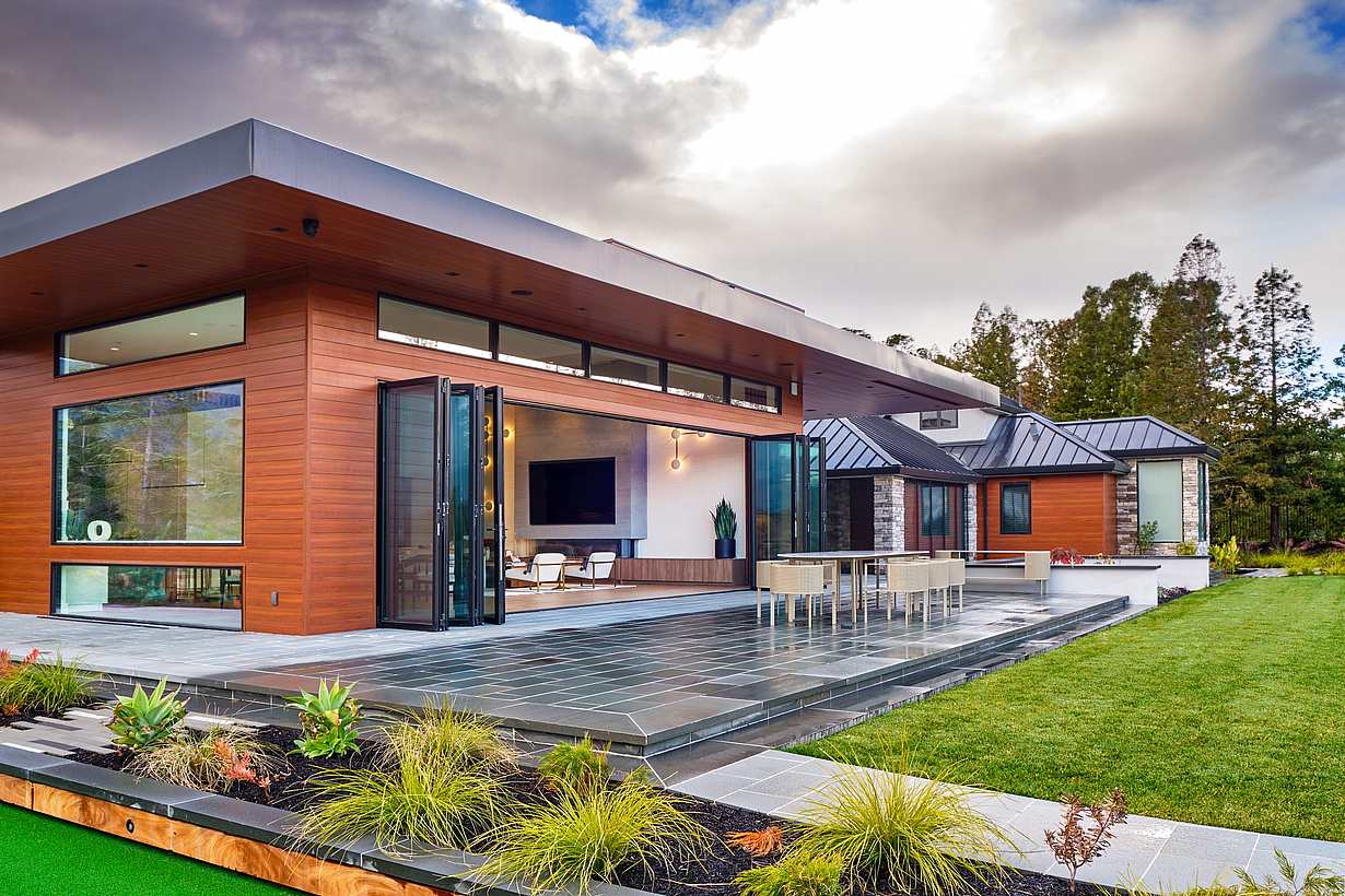 Generation 4 bifold glass walls