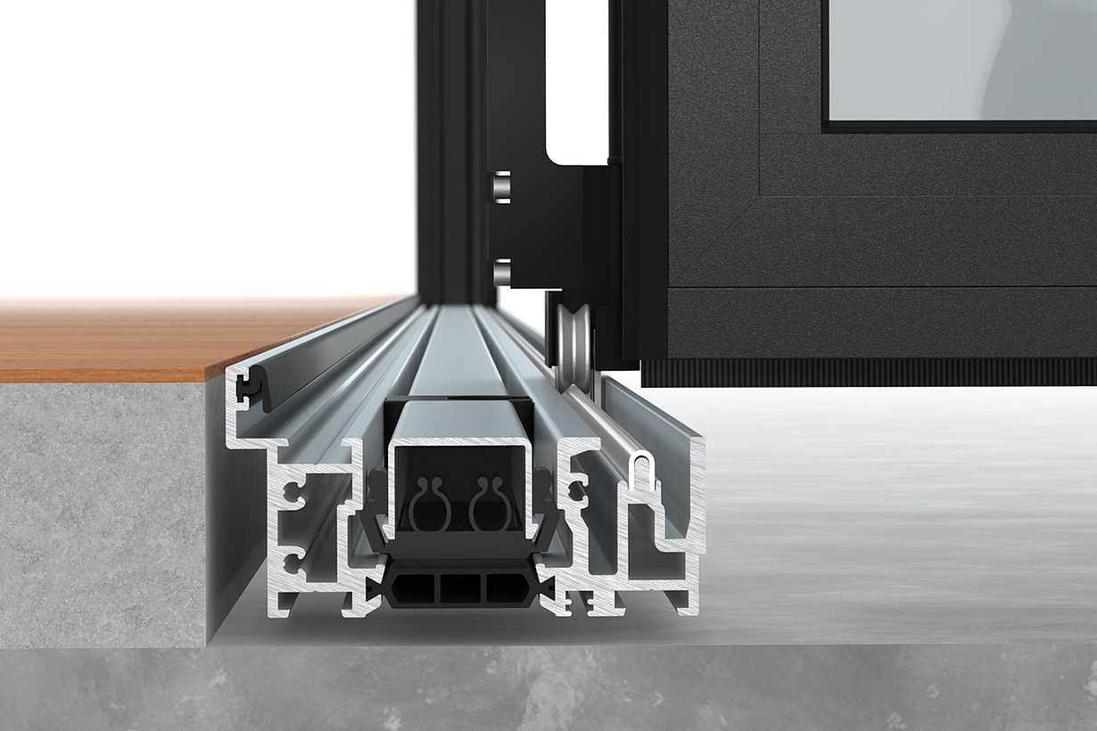 Performance sill for Generation 4 folding glass walls