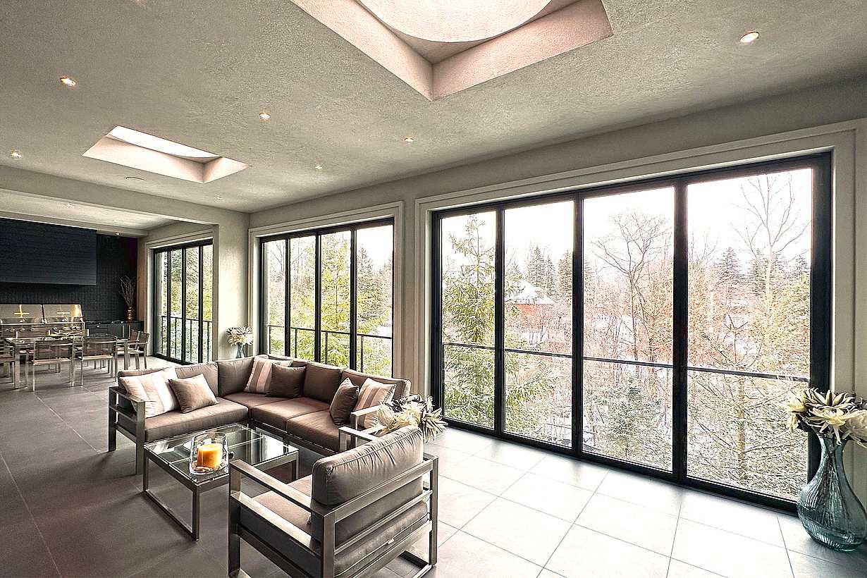 porch design with residential patio wall systems