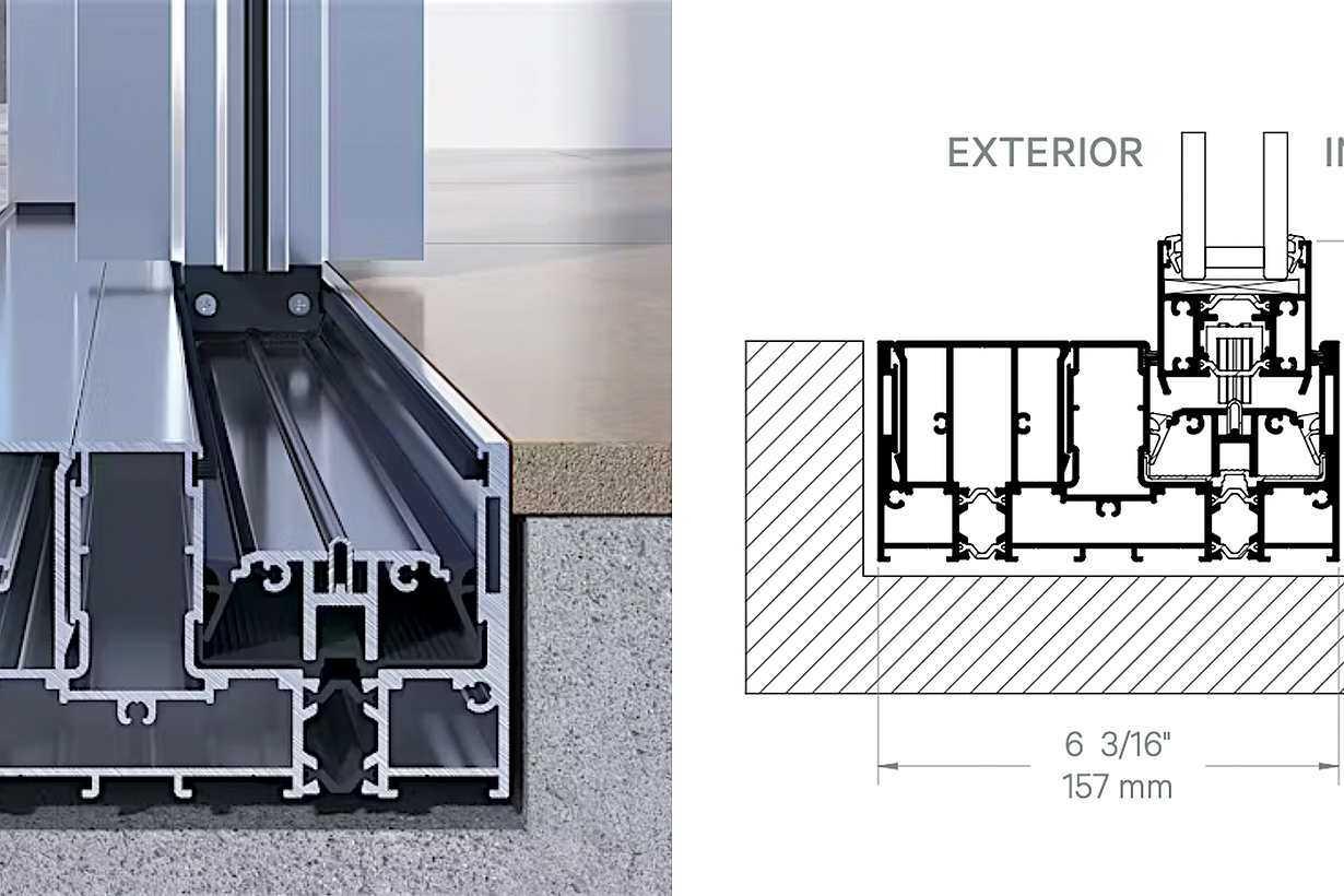 cero performance sill for sliding glass door