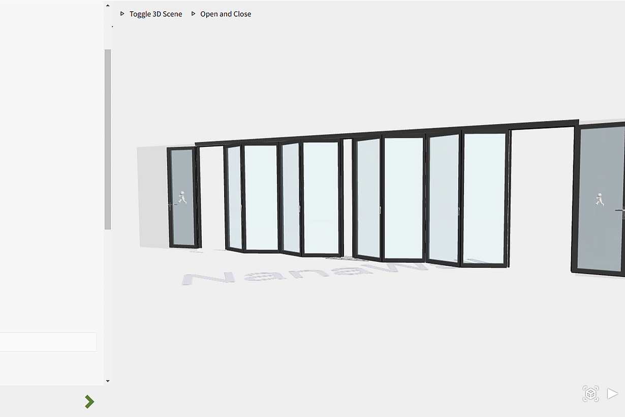 NanaWall 3D Configuator with FourFold Panels