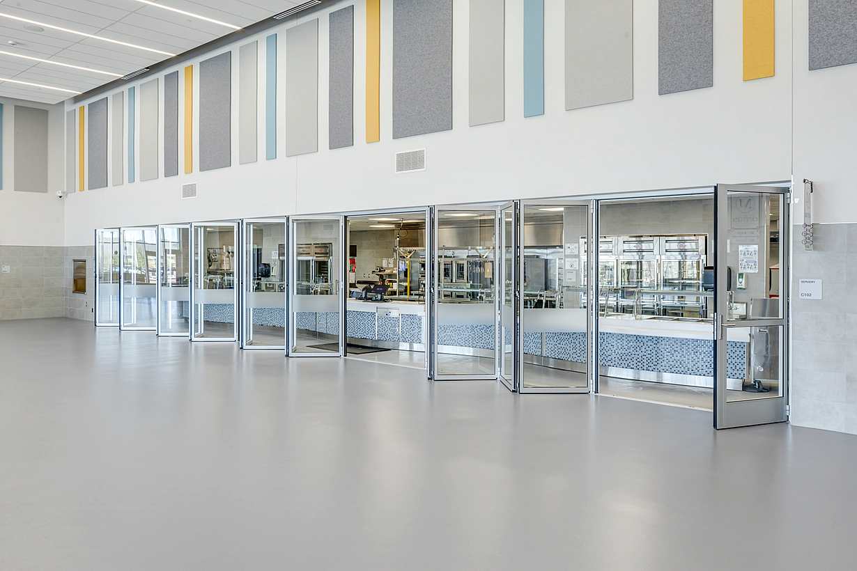 wide opening folding glass door system