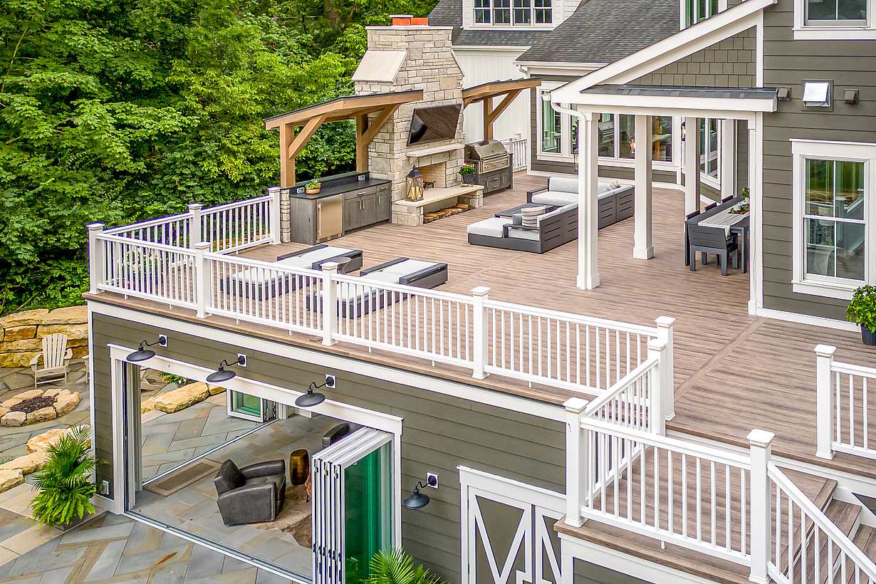 home addition with NanaWall accordion door systems