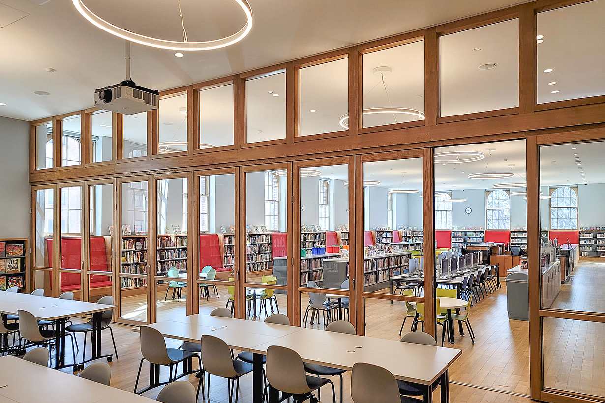 wood framed operable glass wall systems
