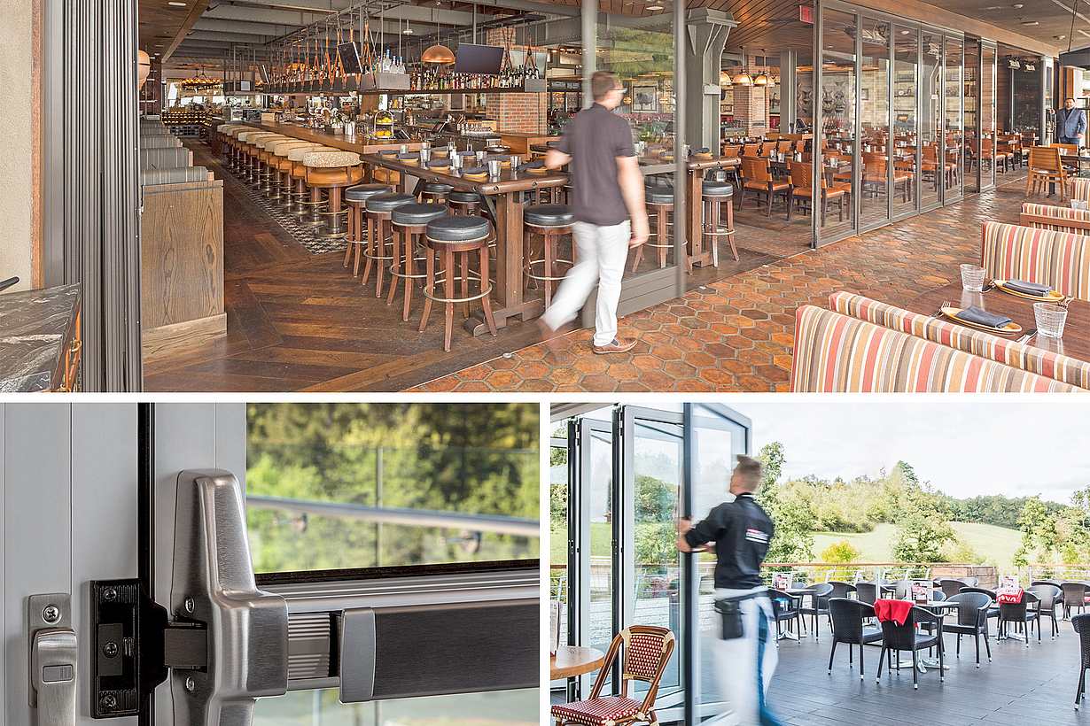 restaurant glass patio doors best for commercial environments