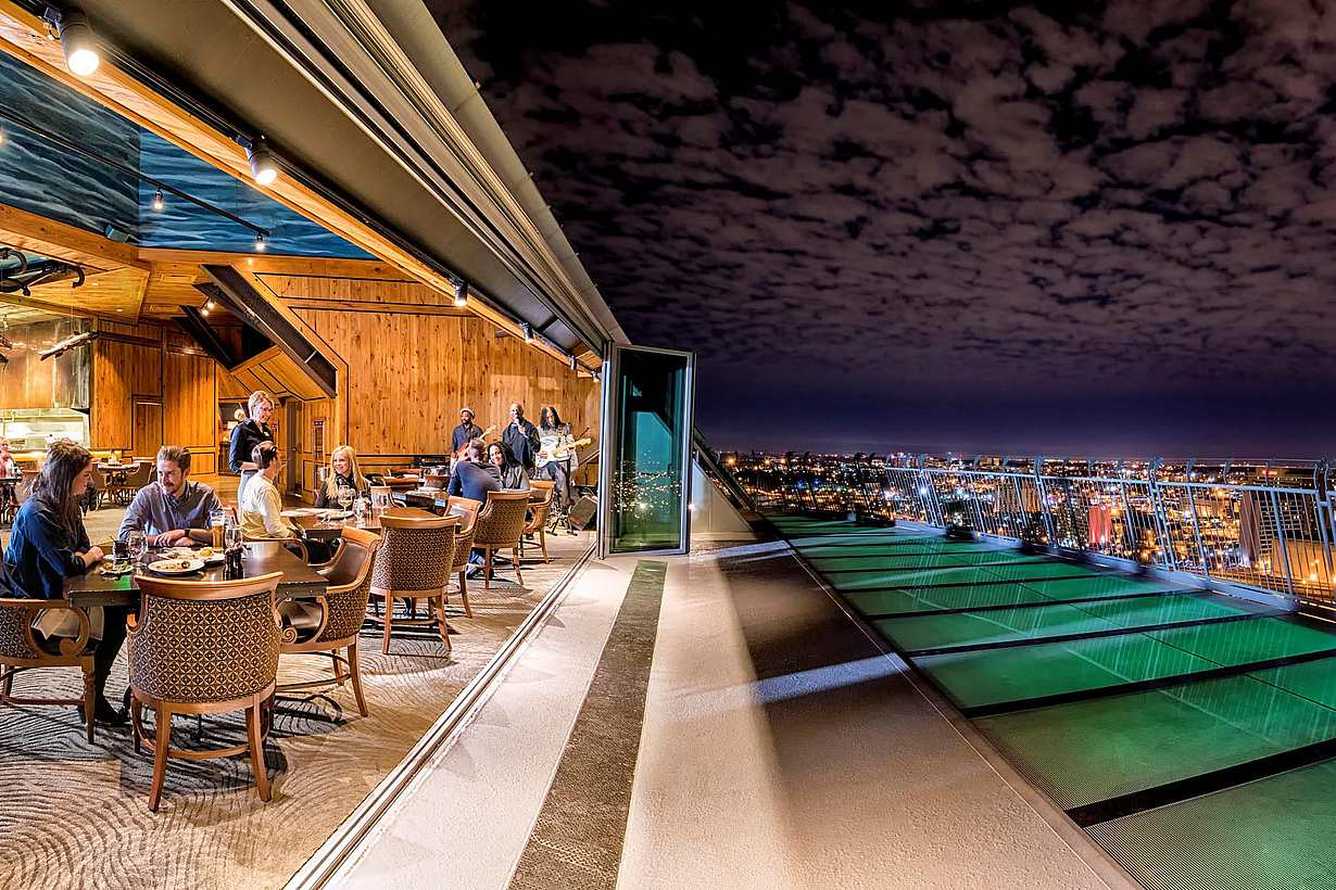 NanaWall folding glass wall in the best rooftop bars in America