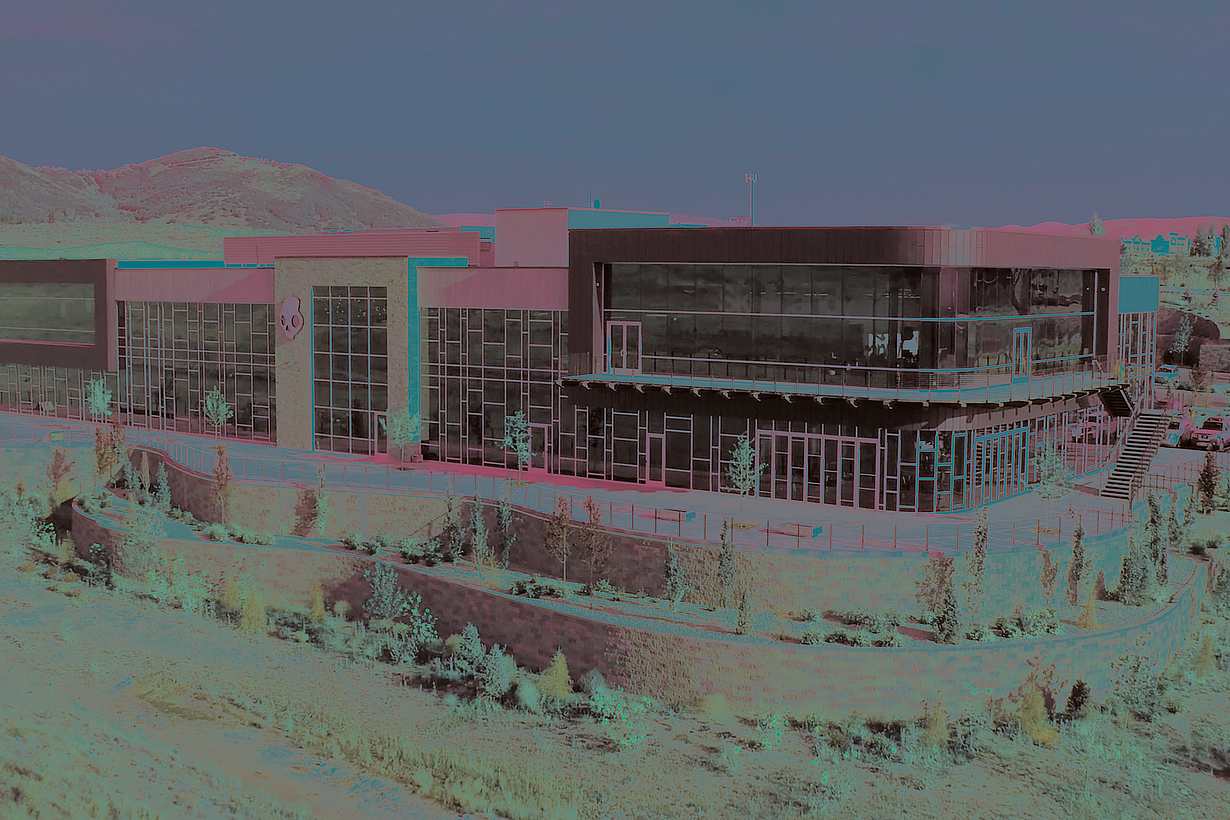 SkullCandy headquarters with folding glass walls