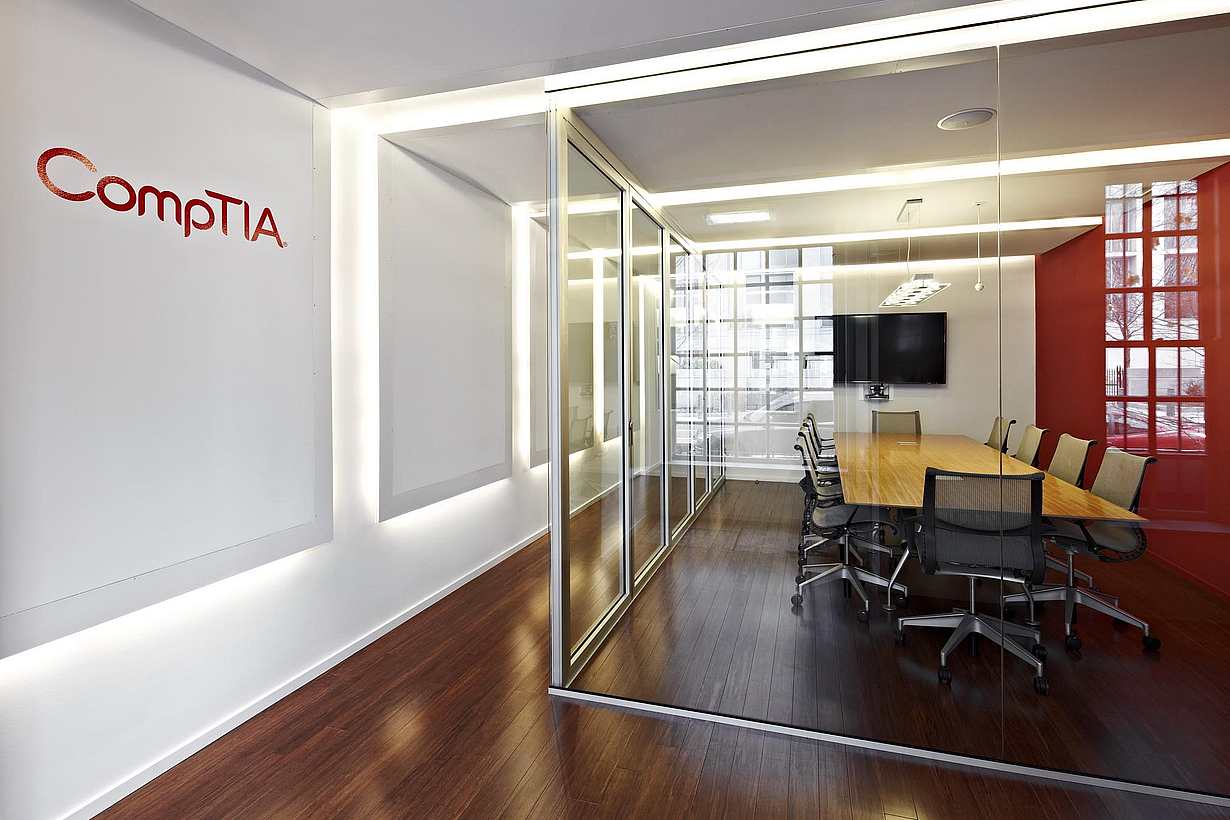 Modern Conference Rooms at CompTIA Office