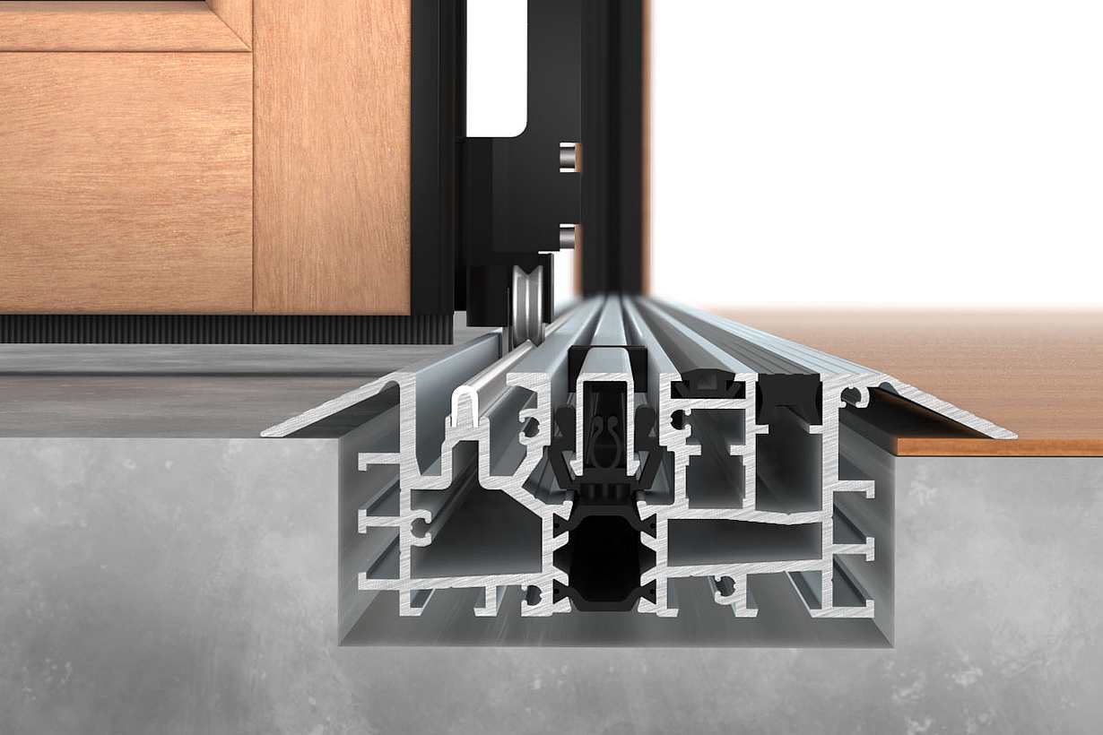 NanaWall Low Profile Saddle Sill - Suggested Installation