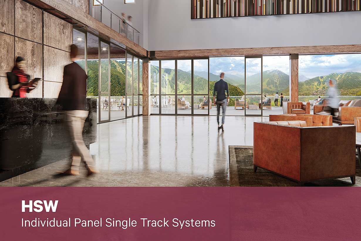 NanaWall HSW Brochure | Individual Panel Single Track Systems