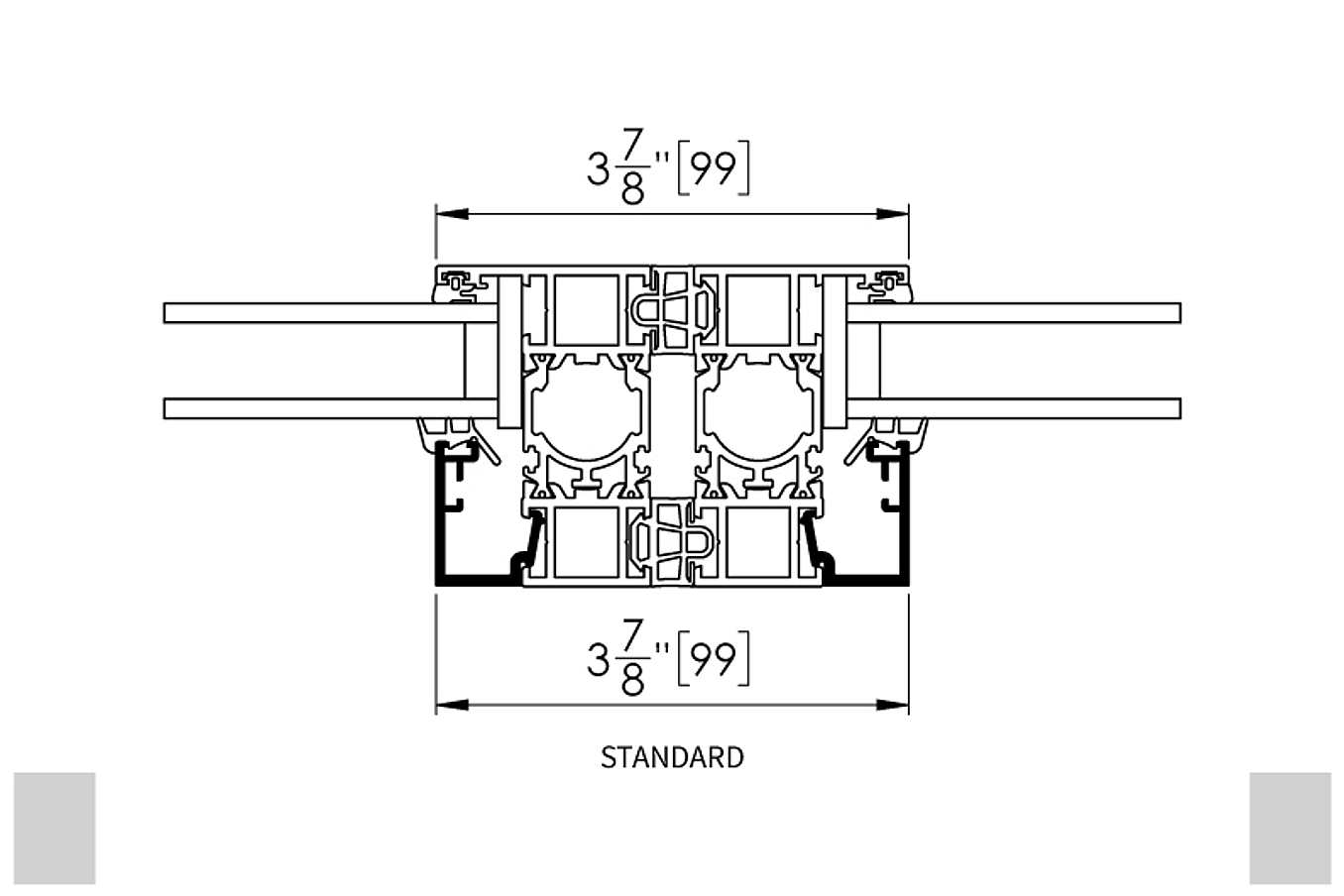 standard steel look