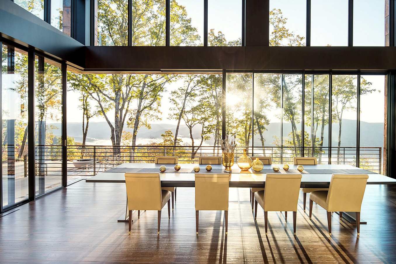 West Virginia home features sliding patio doors that boost natural daylight and promote healthier indoor living