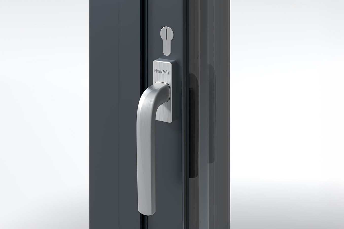 NW MultiSlide 630 - Two-Point Locking Handle with Key Cylinder