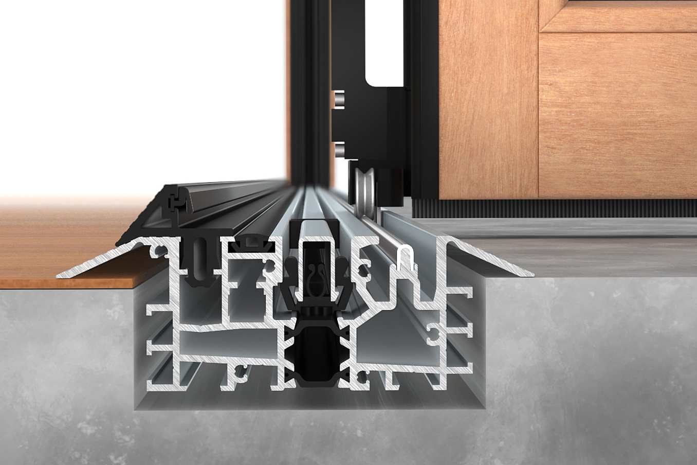 NanaWall  Low Profile Saddle Sill with UniverSILL Insert