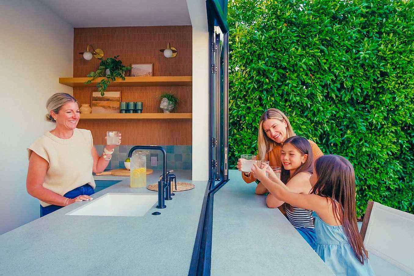 Folding window systems seamlessly connect interiors to outdoor spaces, offering unobstructed views, natural light, and modern design